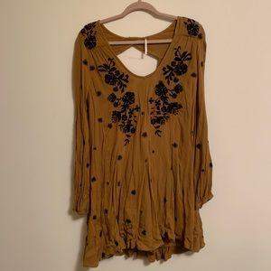 Free People Sweet Tennessee Embroidered Dress